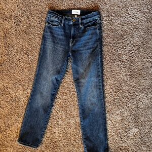 Frame Le High Straight Crop